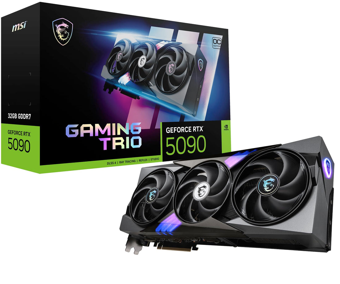 MSI Gaming RTX 5090 32G Gaming Trio OC Graphics Card Specifications