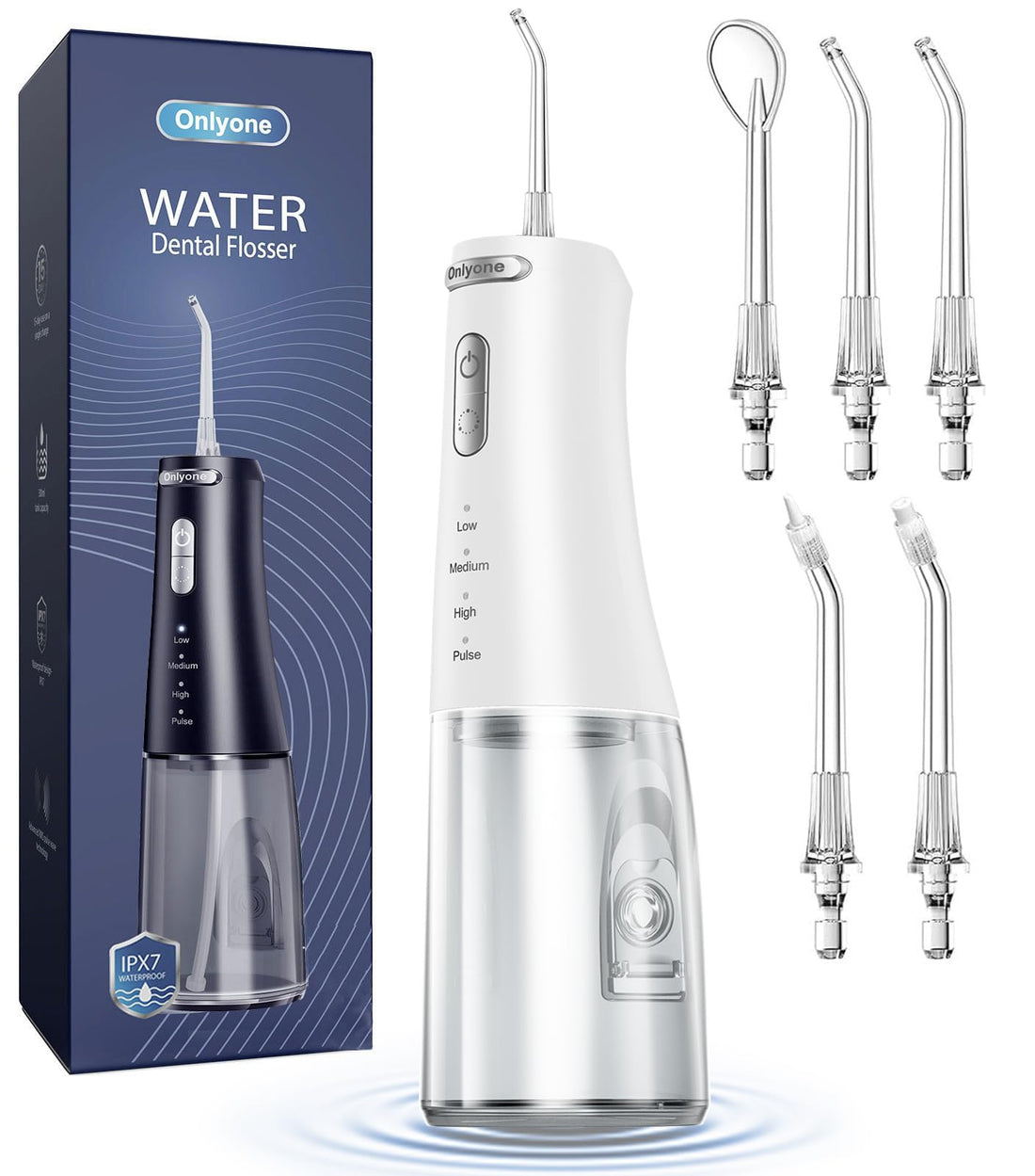 Portable Water Flosser with Multiple Modes and Rechargeable Irrigation Device