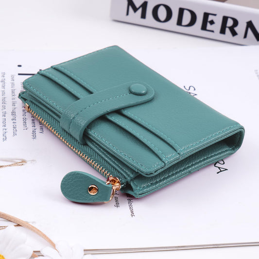 Women's RFID Blocking Leather Wallets with Multiple Card Pockets