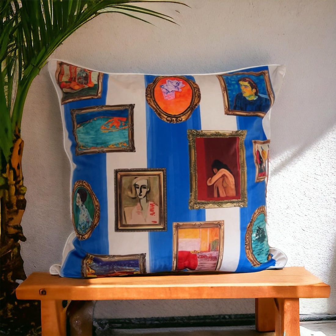 Vanderbeek Art Throw Pillow Cover