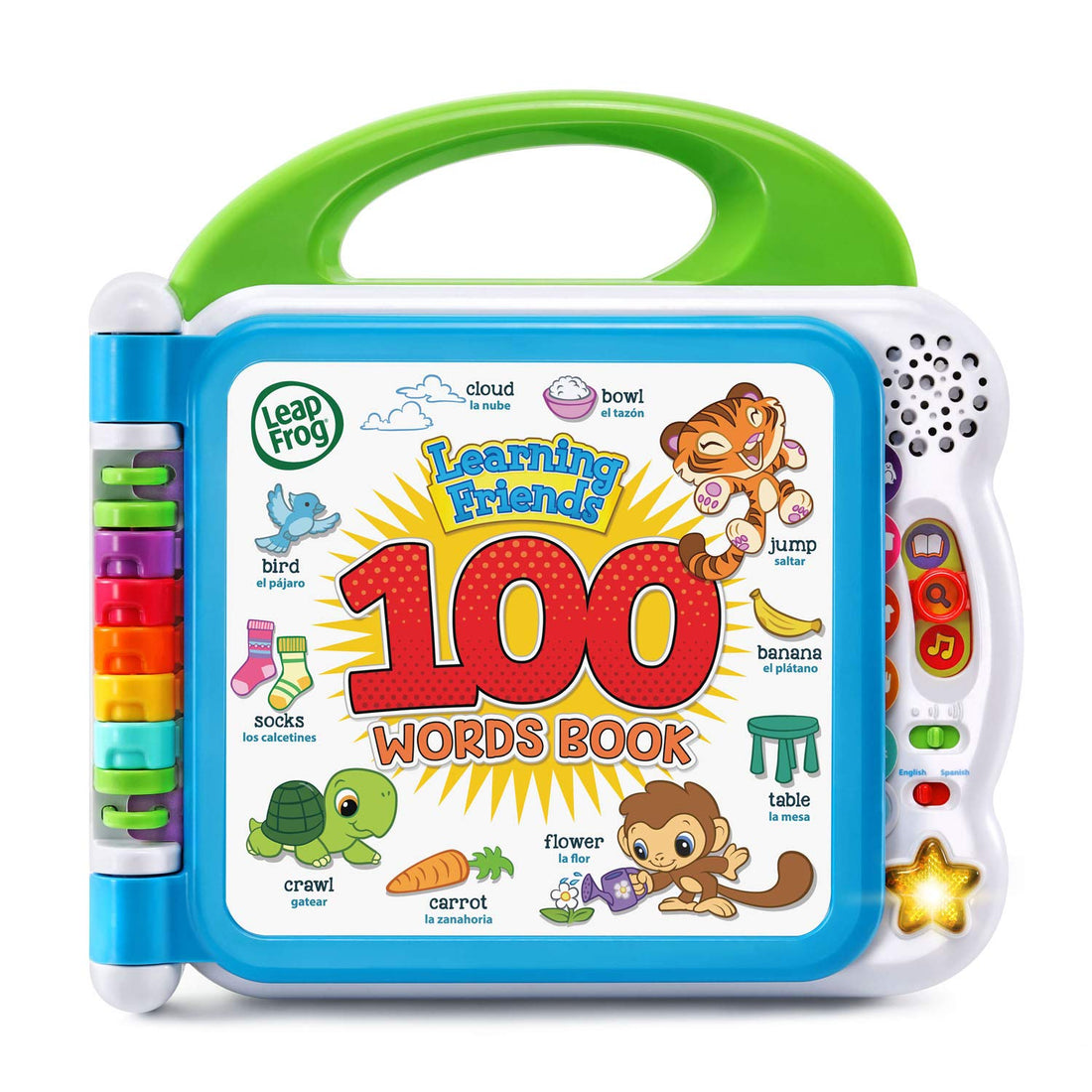 LeapFrog Learning Friends 100 Words Book, Green.