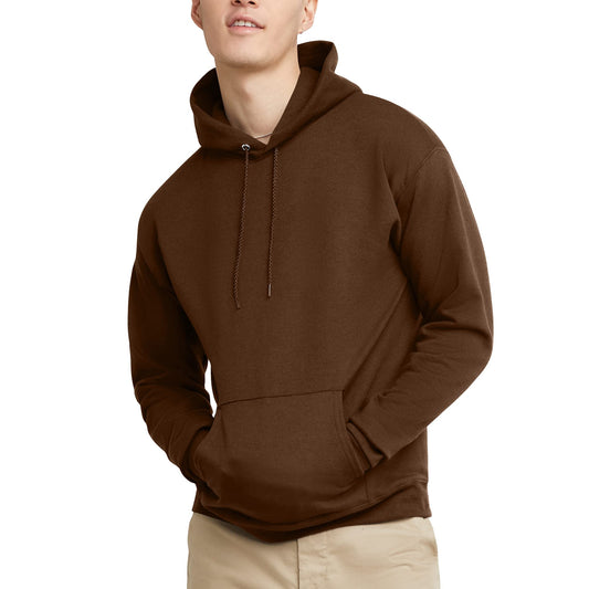 Cozy Hanes EcoSmart Fleece Hoodie for Men's Comfortable Wear