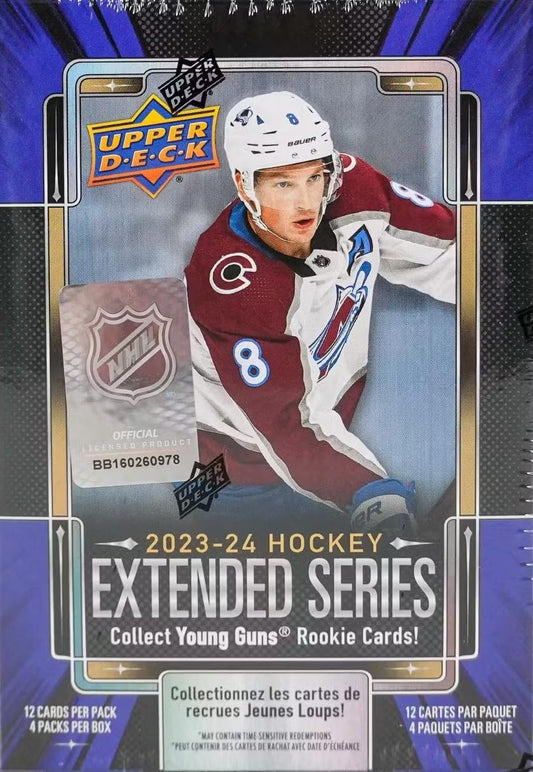 Upper Deck 2023-24 Extended Series Hockey Blaster Box.