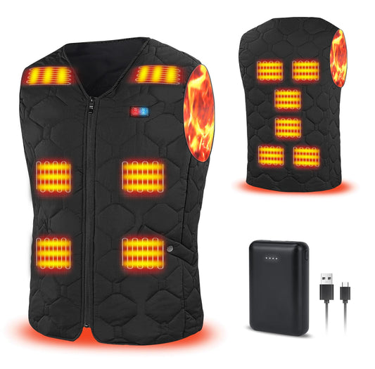 Get ready for warm winter adventures with this heated vest!