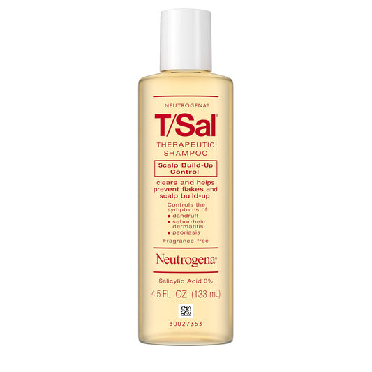 Neutrogena T/Sal Therapeutic Shampoo for Scalp Build-Up Control with Salicylic Acid, Scalp ...