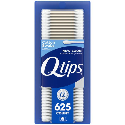 Q-tips Cotton Swabs For Hygiene and Beauty Care Original Cotton Swab Made With 100% Cotton 625 ...