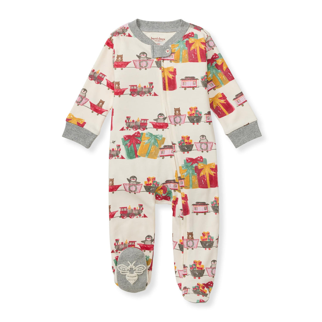 Heirloom-Quality Organic Cotton Sleep and Play Jumpsuits for Baby Boys.