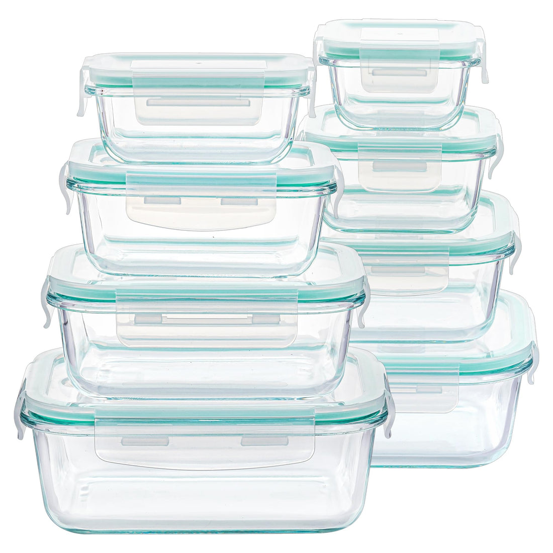 Glass Food Storage Containers with Airtight Lids