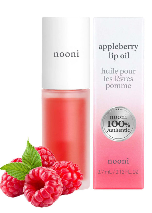 NOONI Korean Lip Oil - Appleberry | Lip Stain, Gift, Long-Lasting, Moisturizing, Plumping, Revitalizing for Dry Lips, ...