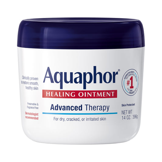 Aquaphor Healing Ointment Advanced Therapy Skin Protectant, Body Moisturizer for Dry Skin, Minor ...