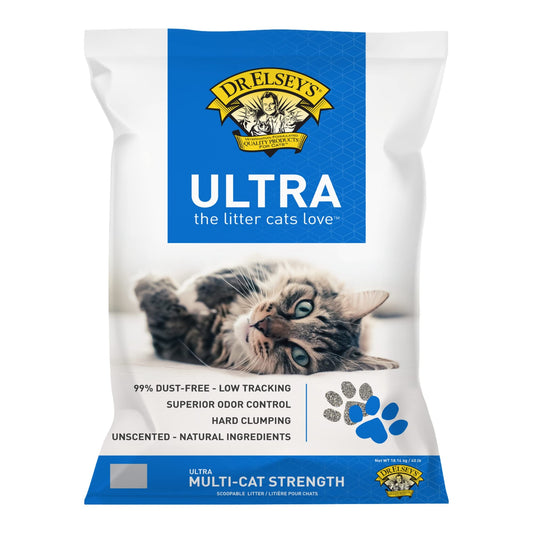 Dr. Elsey's Cat Litter - Premium Unscented Cat Litter w/ Natural Ingredients - Low Dust Superior ...