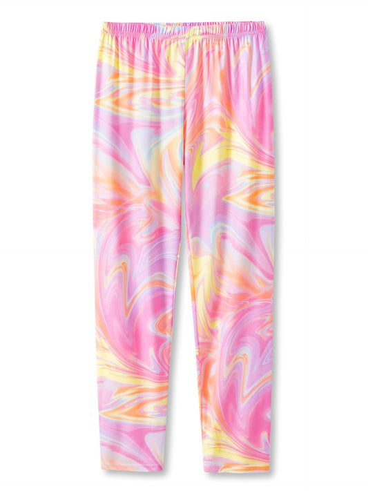 Soft Girls' Rainbow Pajama Pants Size 8