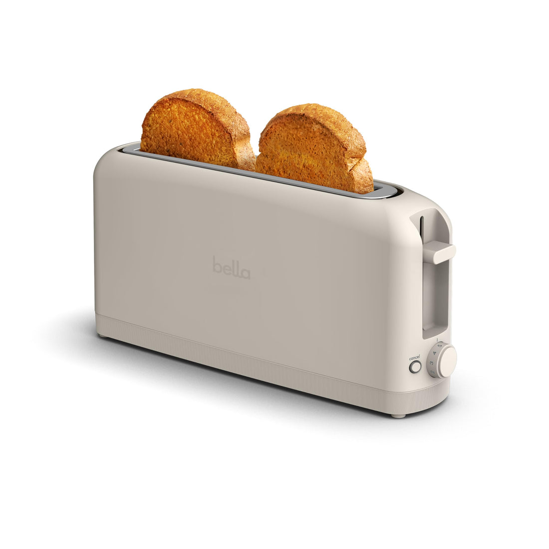 Bella 2-Slice Toaster with Shade Control and Convenient Features