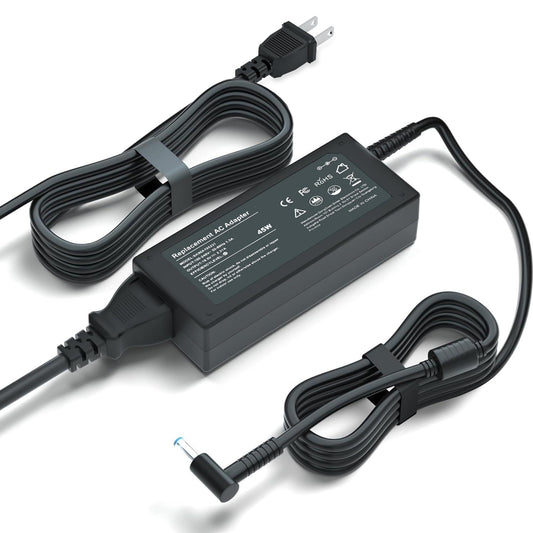 45W HP Laptop Charger for HP Stream 11 13 14, 19.5V 2.31A Notebook Power Adapter for HP Pavilion Touchsmart, Elitebook ...