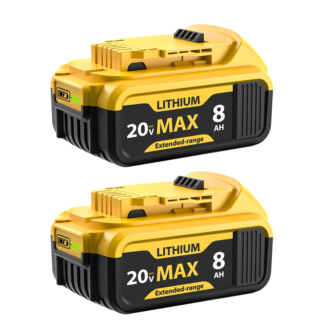 High-Capacity Battery Packs for Dewalt 20V Max Power Tools