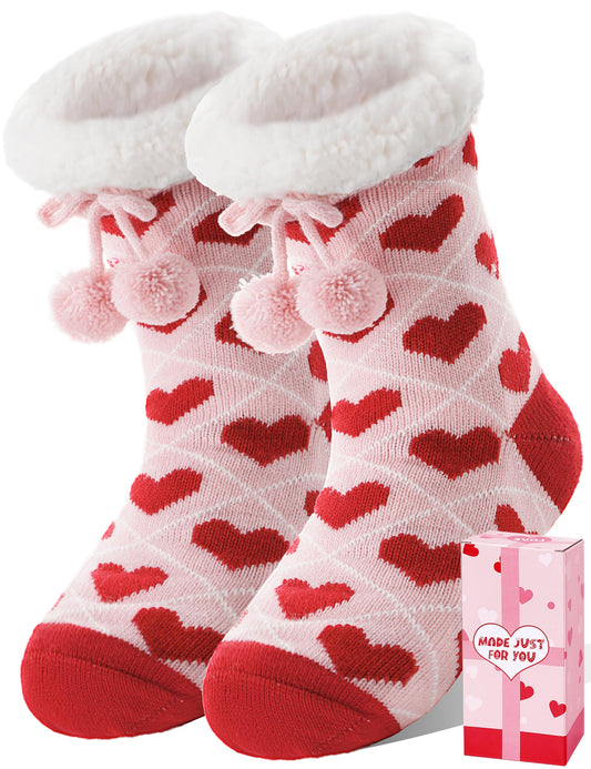 Cozy Winter Warm Socks for Her: Fuzzy Thermal Slipper Socks.