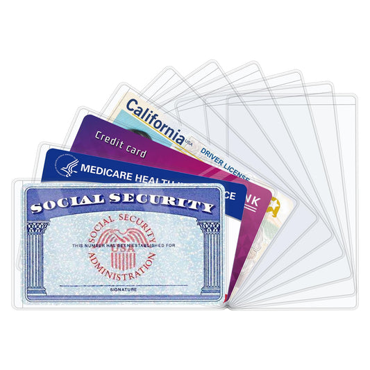 Waterproof PVC Card Holders for Medicare Cards