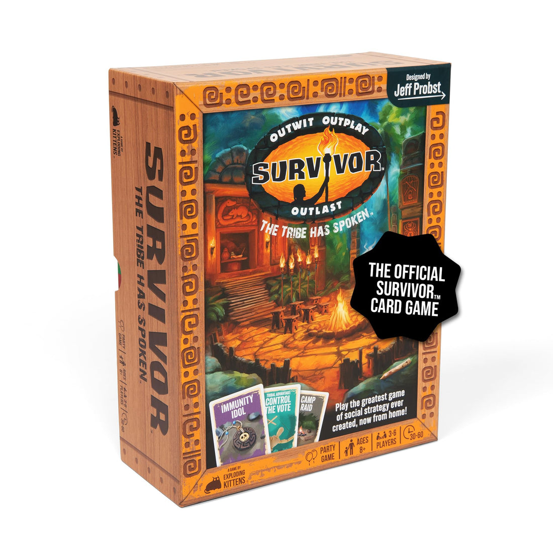 Officially licensed Survivor card game for fans of the show.