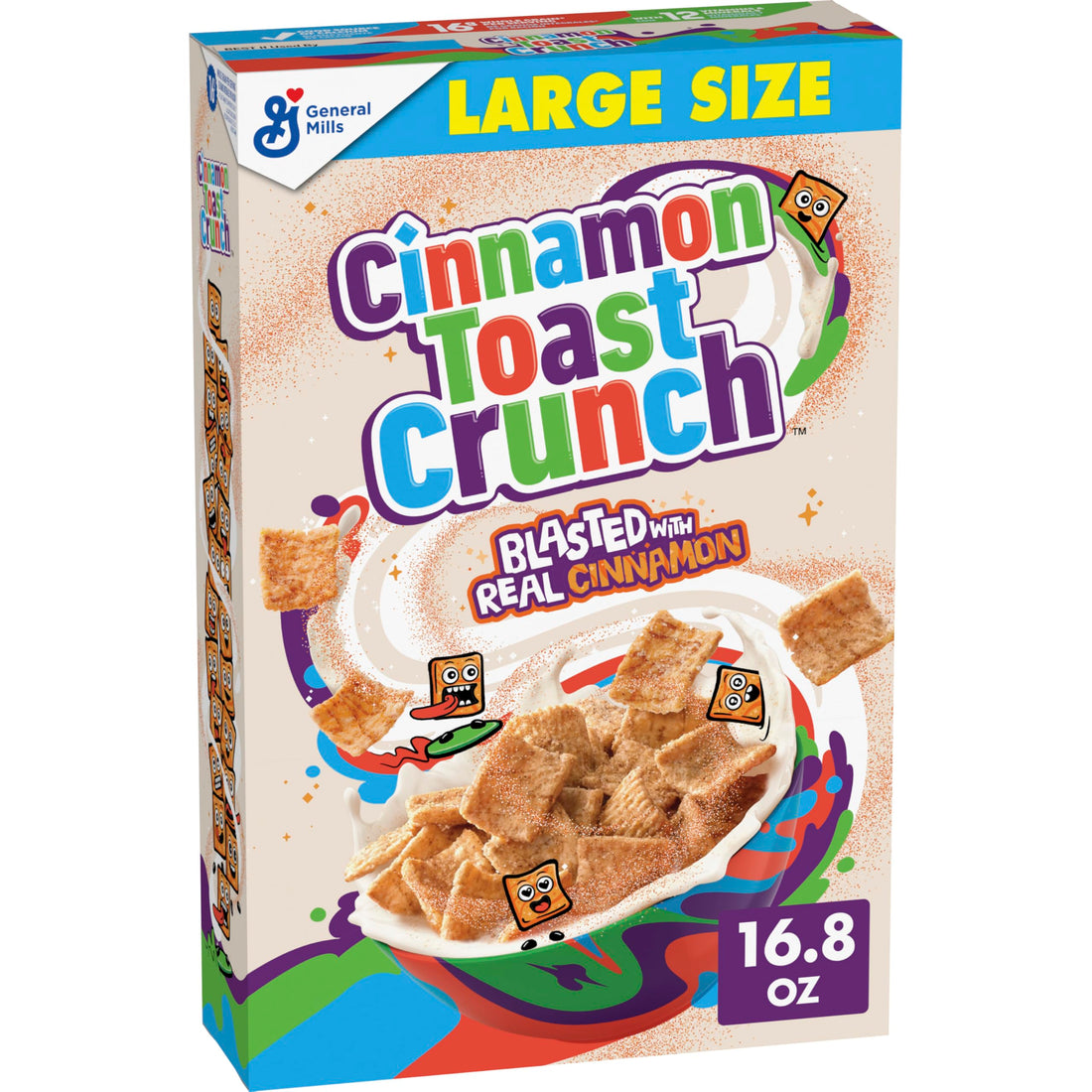 Cinnamon Toast Crunch Breakfast Cereal - 16. 8 oz. Large Size