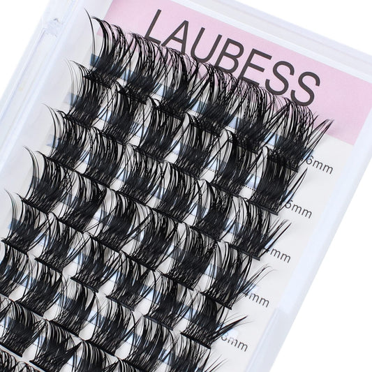 Cluster Lashes 72pcs Individual Lashes Mixed Tray Volume Eyelash Clusters DIY Lash Extension Fluff...