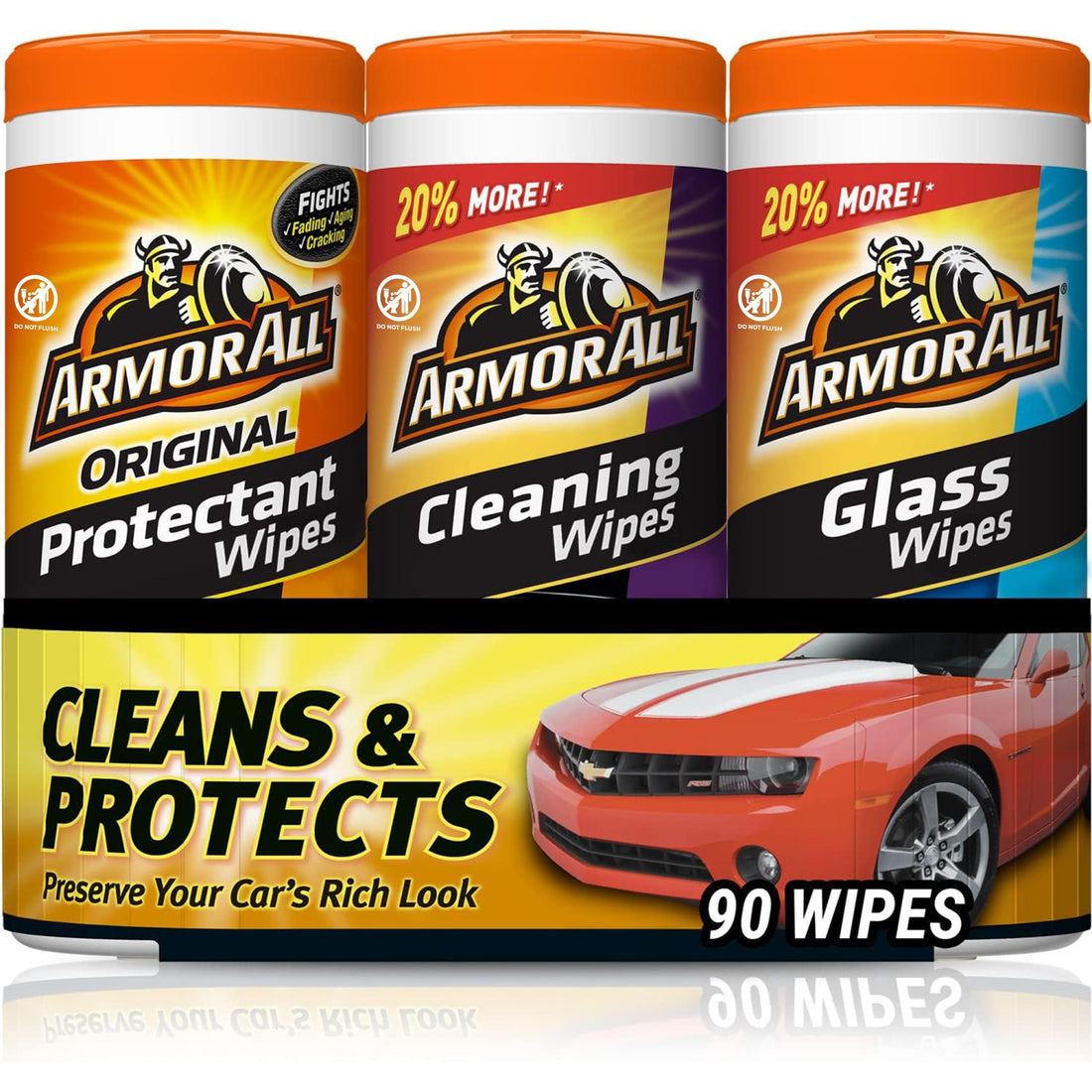 OEM-Quality Protection and Shine: Glass and Surface Cleaning Wipe Pack