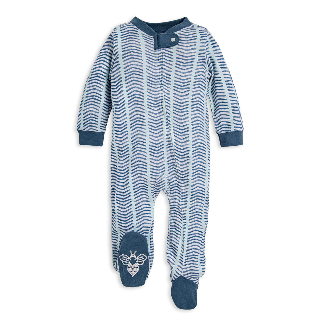 Cute 100% Organic Cotton Sleep Jumpsuit for Baby Boys.