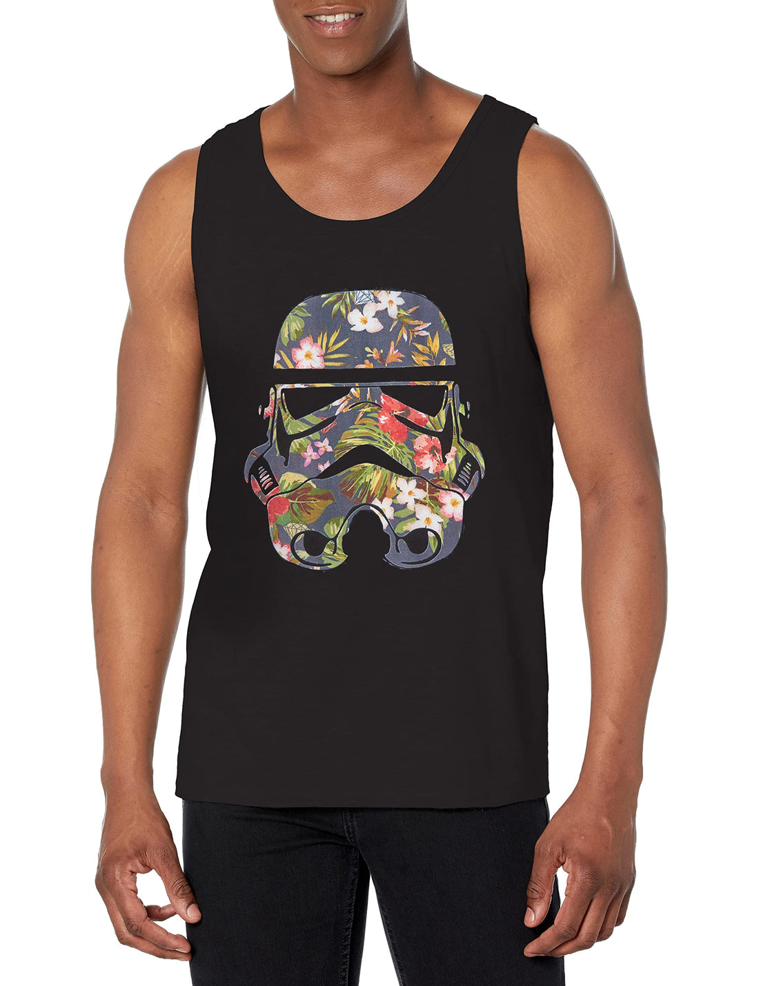 STAR WARS Men's Tropical Stormtrooper Tank Top.