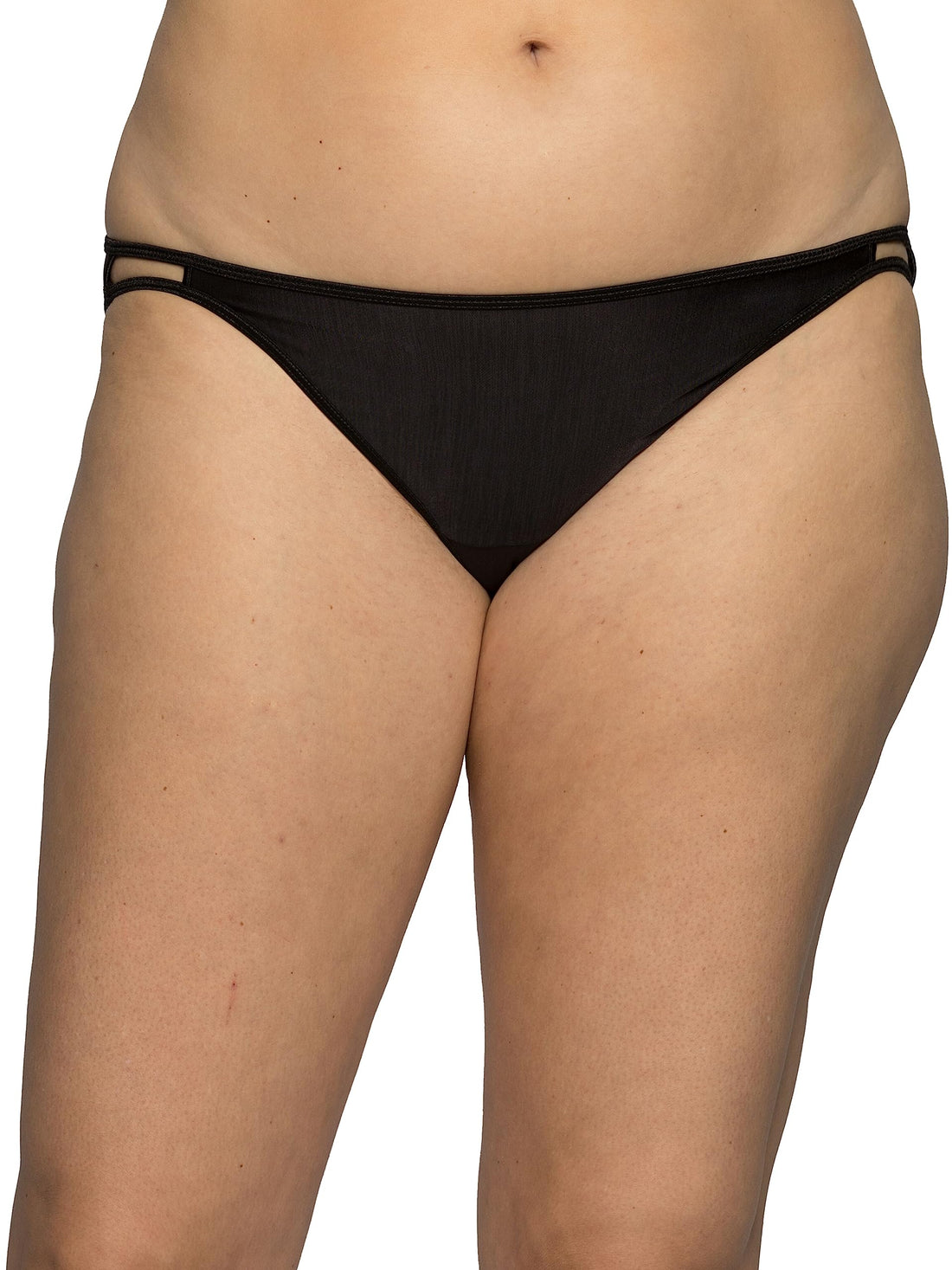 Vanity Fair Women's Illumination String Bikini Panties, Silky Stretch ⁘ Satin Trim.