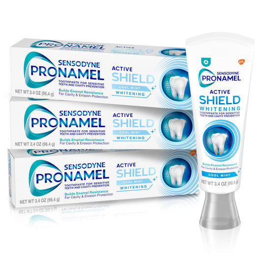Sensodyne Pronamel Active Shield Whitening Enamel Toothpaste Pack