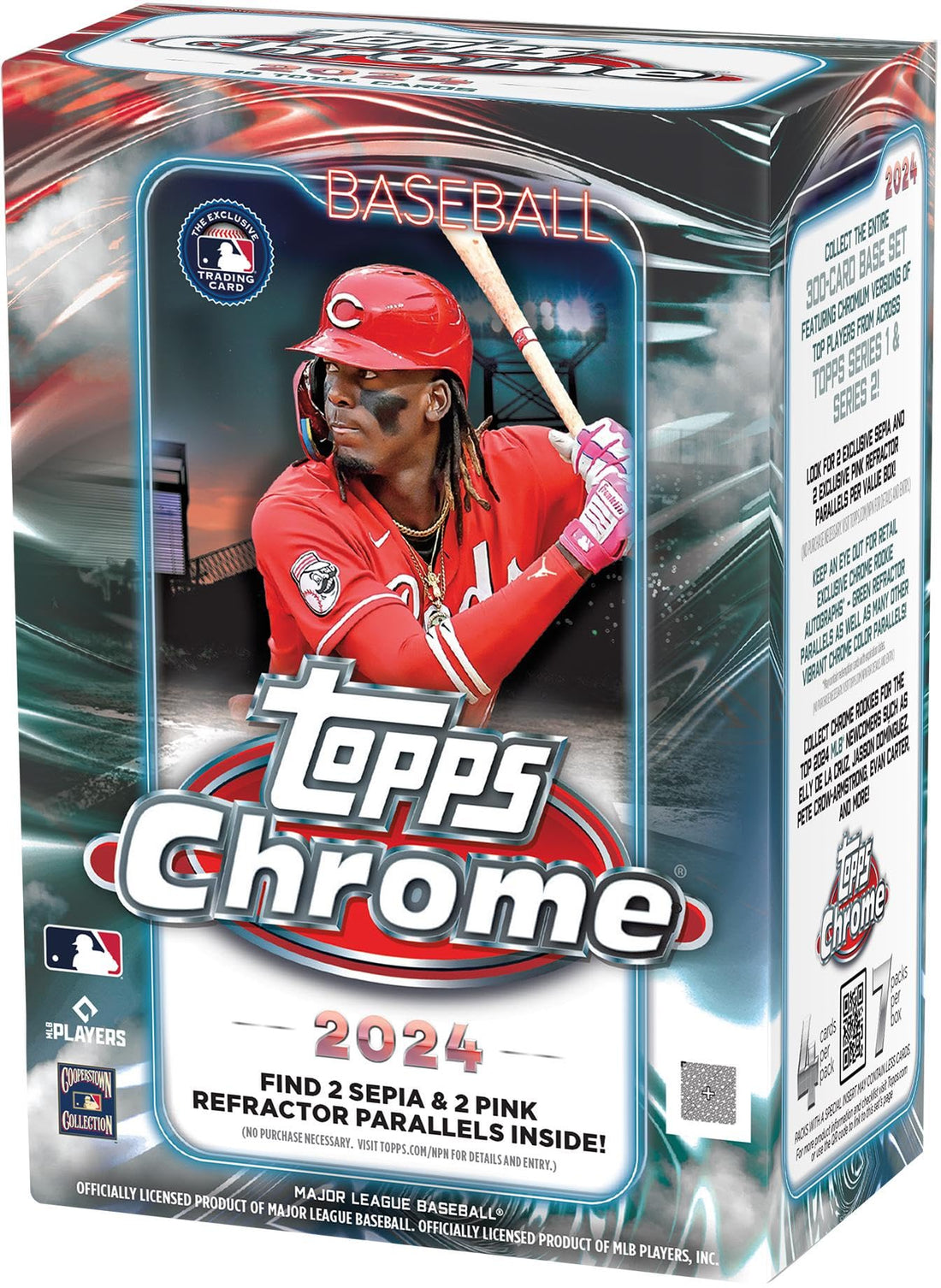 2024 Topps Chrome Baseball Factory Sealed Value Box - Baseball Complete Sets.