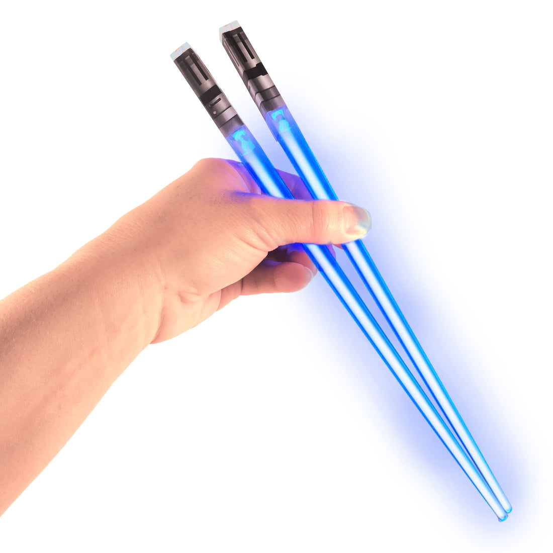 Colorful LED Star Wars Lightsaber Chopsticks Set for Fun Dining Fun.