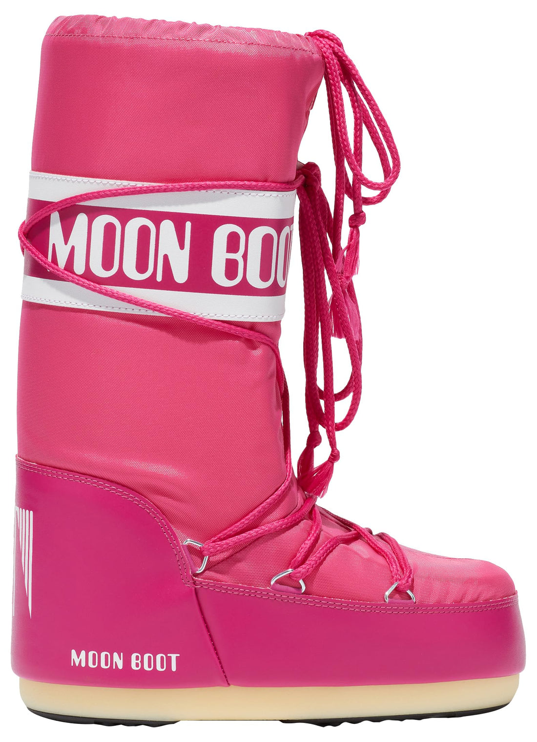 Moon Boot Icon Nylon Insulated Slip On Unisex Snow Boots.