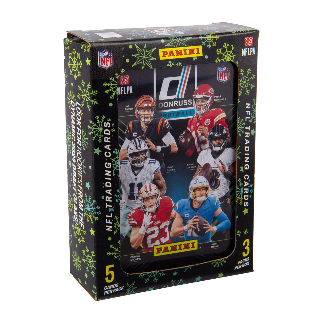 2024 Panini Donruss Football NFL Football Trading Cards Tin.