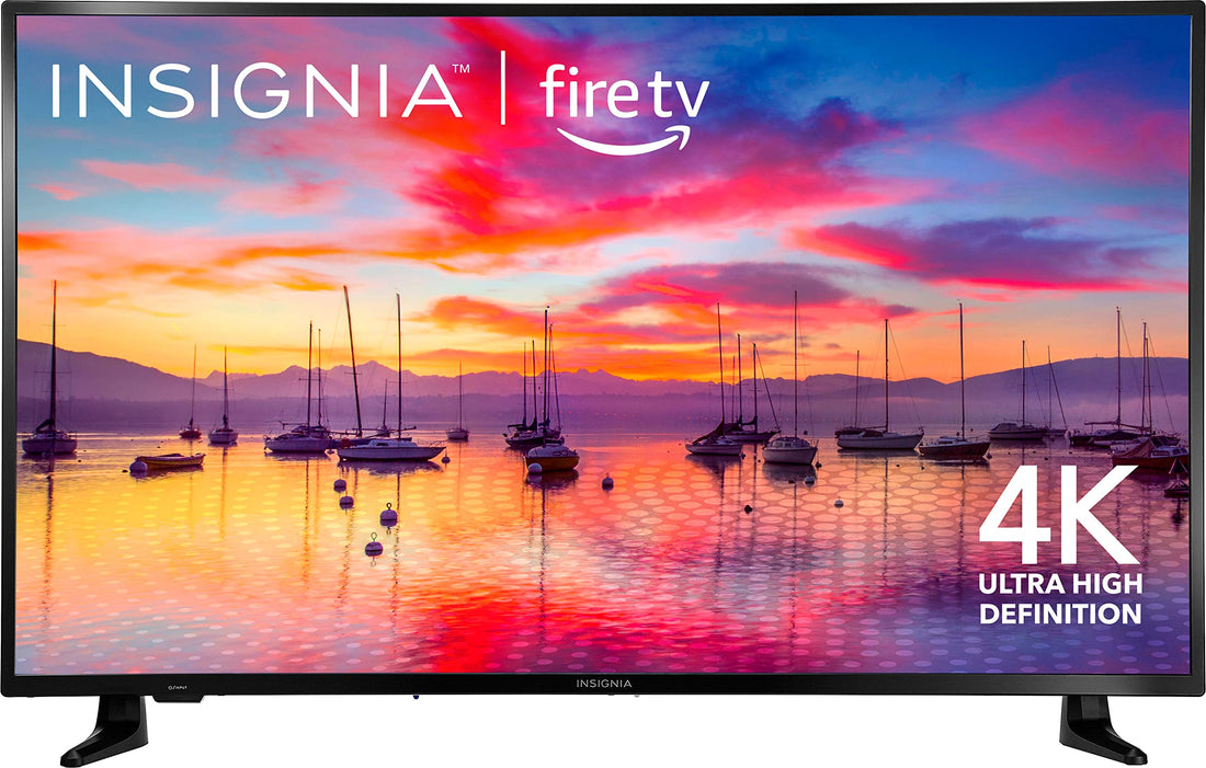 INSIGNIA 50-inch Class F30 Series LED 4K UHD Smart Fire TV with Alexa Voice Remote (NS-50F301NA24).