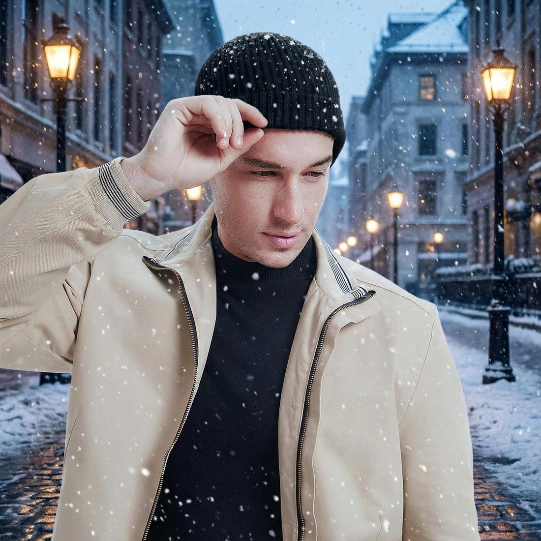 Men's Knitted Fisherman Beanie Hats