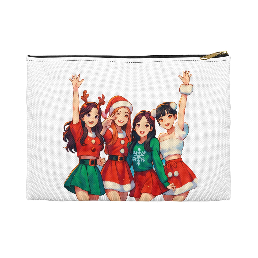 K-Pop Girls Christmas Accessory Pouch