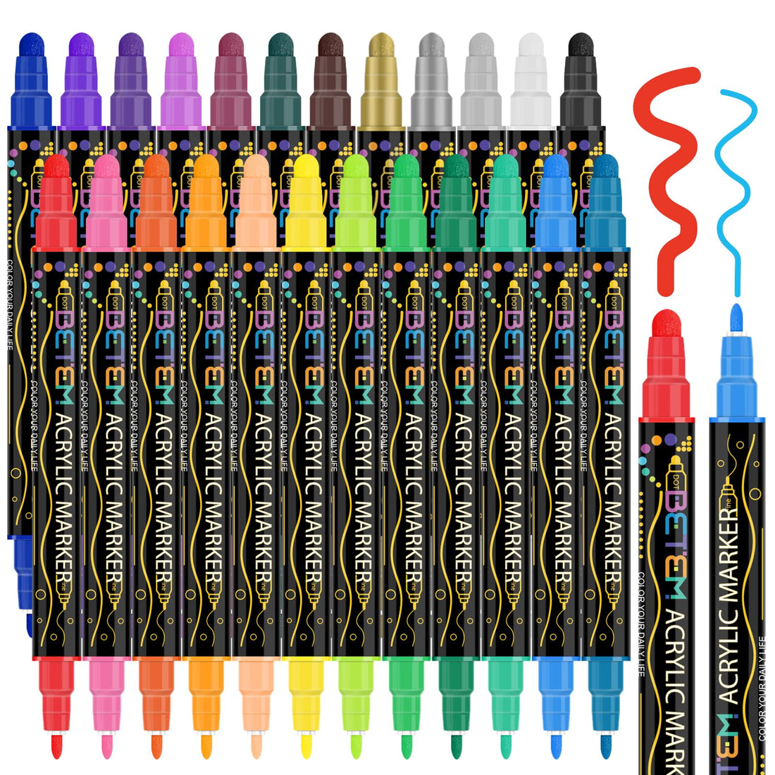 Premium Acrylic Paint Pens for Creative Expression on Various Surfaces