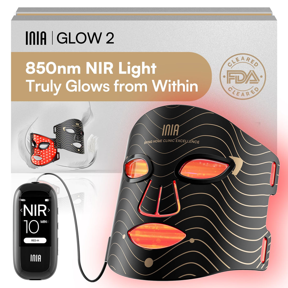 INIA Red Light Therapy Mask Review