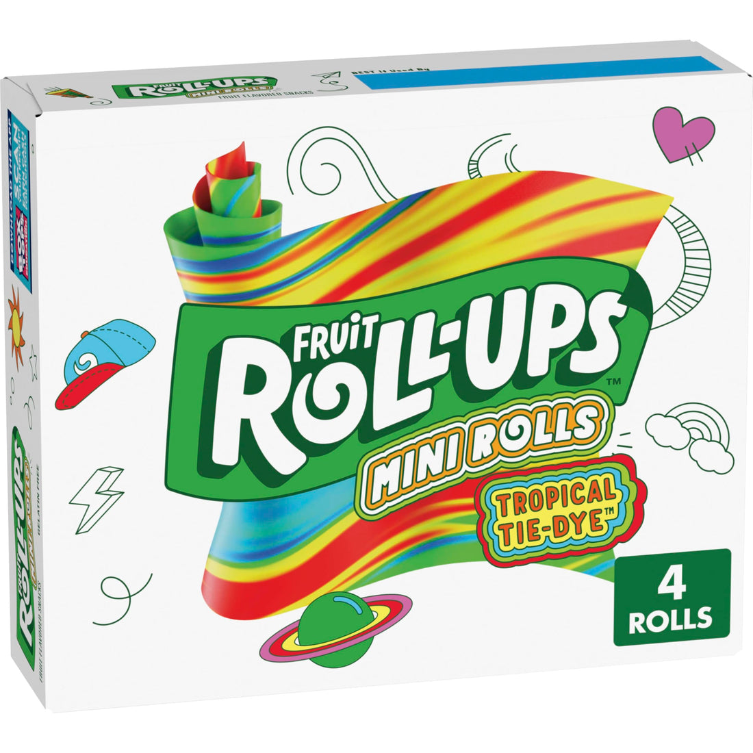 Tropical Tie-Dye Fruit Roll-Ups Mini Pack