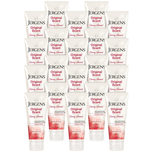 Soothe Dry Skin Bliss with Jergens Cherry Almond Essence Moisturizer!