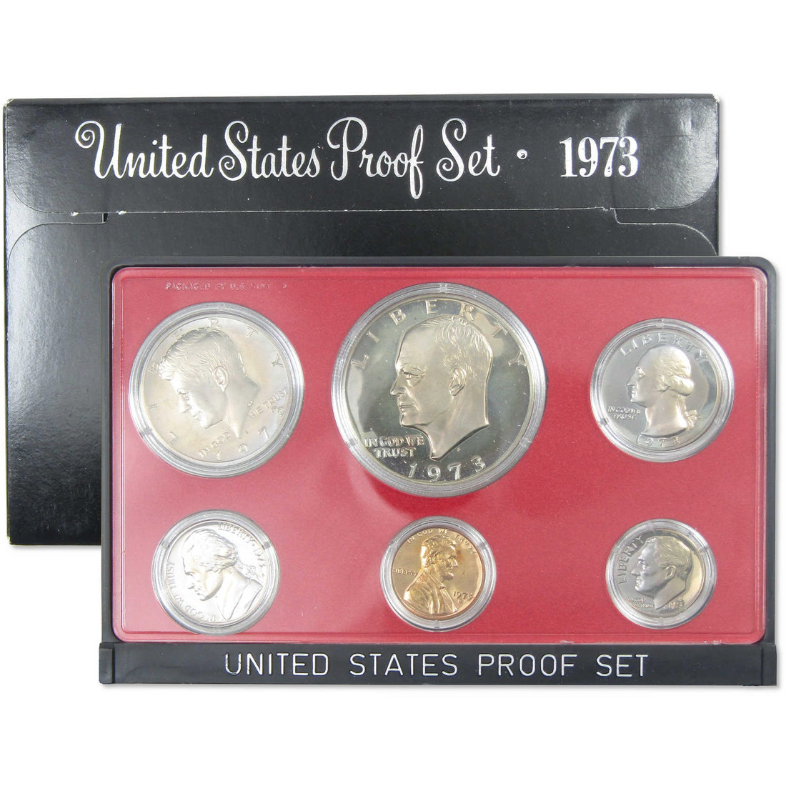 1973 Clad Proof Set U.S. Mint Original Government Packaging OGP.