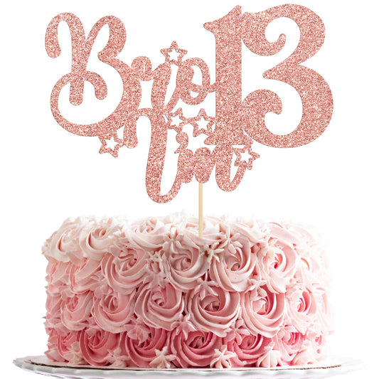 13th Birthday Cake Topper for Teens - Bro I'm 13 Funny Cake Decoration