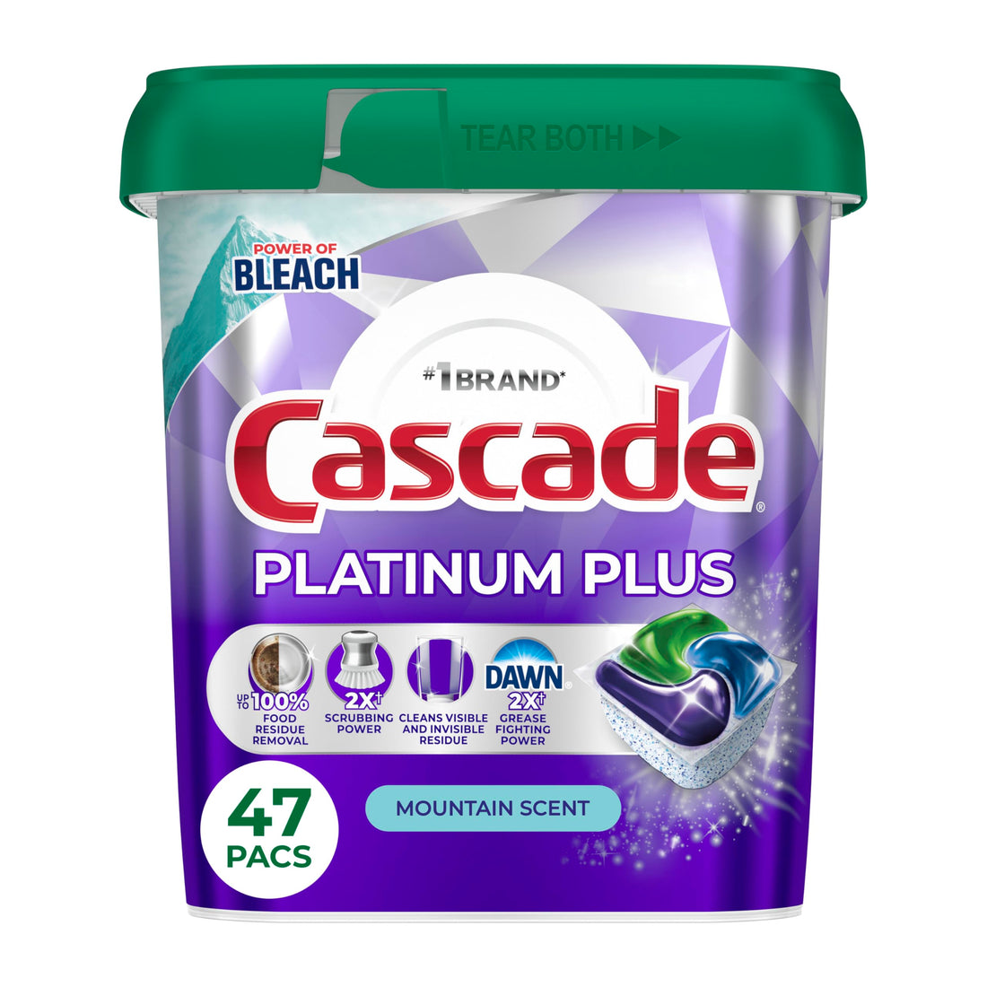 Cascade Platinum Plus Dishwasher Pods