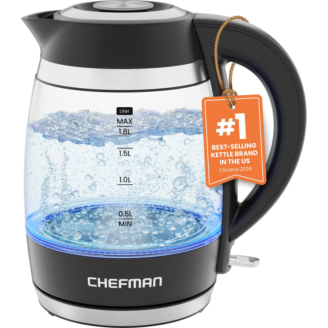 Don't Miss Out: Ultra-Fast 1500W Electric Kettle with Advanced Safety Features - Limited Time Offer!