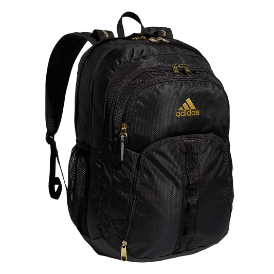 adidas Unisex Prime 6 Backpack, Black/Gold Metallic, One Size.