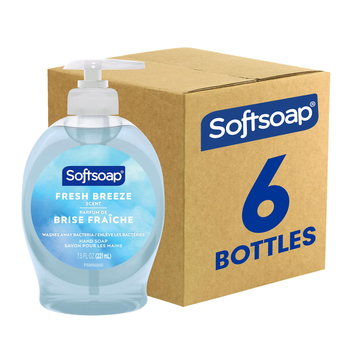 Softsoap Liquid Hand Soap, Fresh Breeze - 7.5 Fl Oz (Pack of 6).