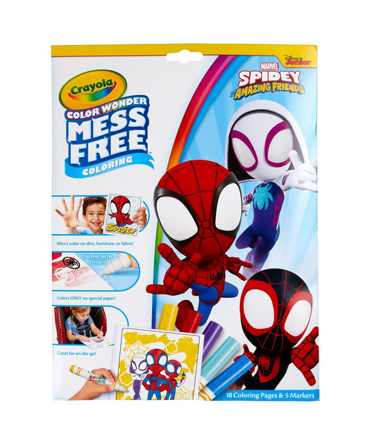 Crayola Color Wonder, Spiderman Coloring Pages ⁘ Mess Free Markers, Gift.