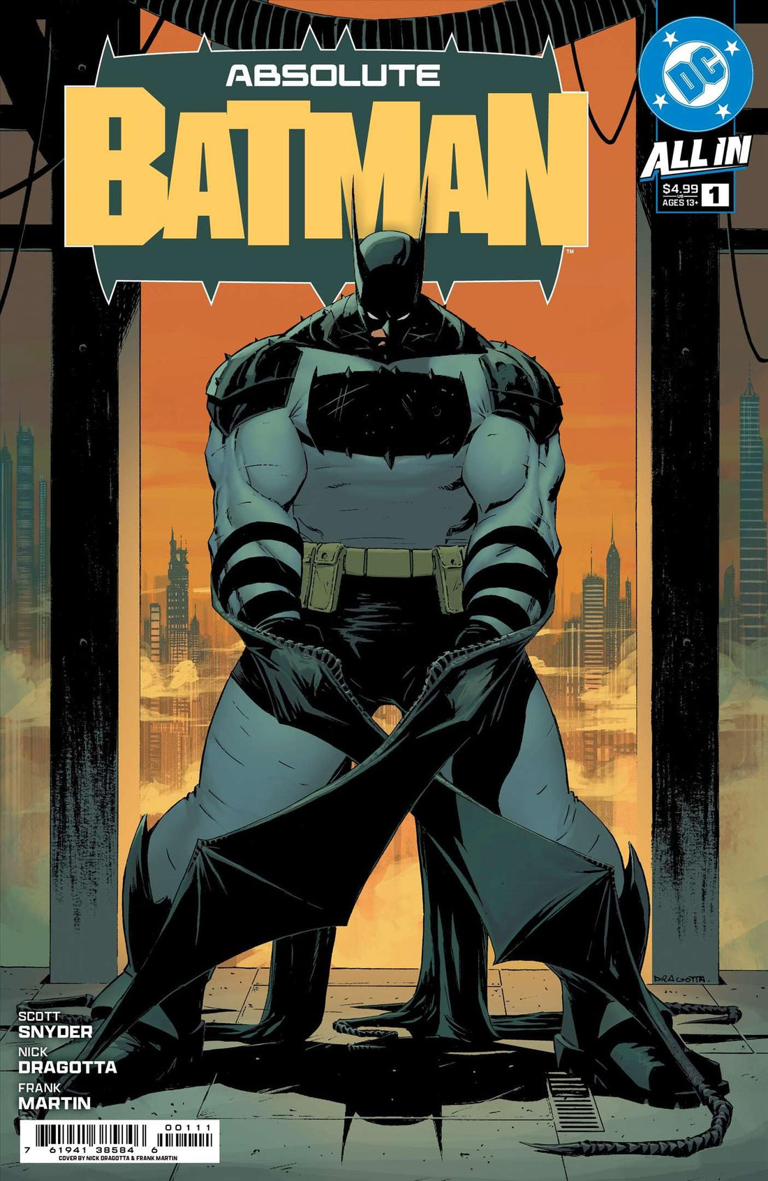 Scott Snyder's Absolute Batman #1A: High-Grade DC Comic Book Debut