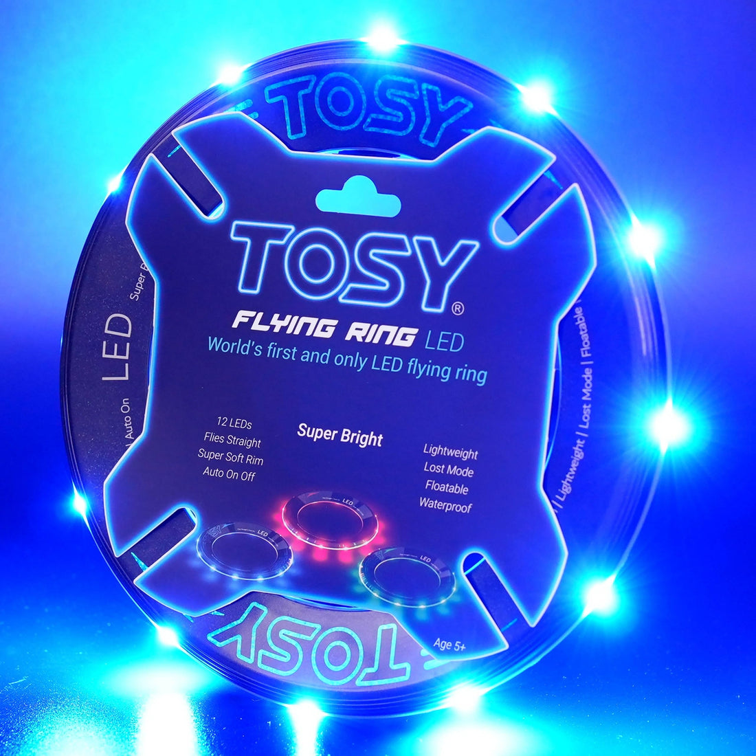 Vibrant TOSY Flying Ring with 16M Color LEDs Delight