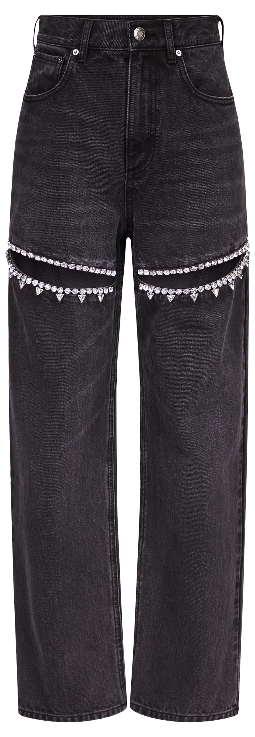 Crystal Slit Jean.